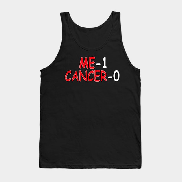 me 1 cancer 0 Tank Top by ReD-Des